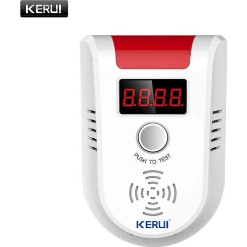KERUI GD13 LPG Gas Detector Wireless High Sensitivity Voice LED Display Liquid Petroleum Poisoning Sensor Warning for Kitchen