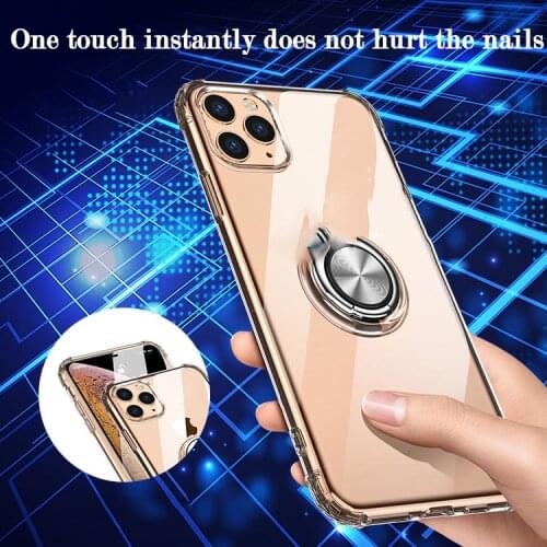For iPhone 11 11 Pro 11 Pro Max Case Ultra-thin Transparent Airbag All-inclusive Cover for iPhone X XS XS Max XR 6 6s 7 8 Plus