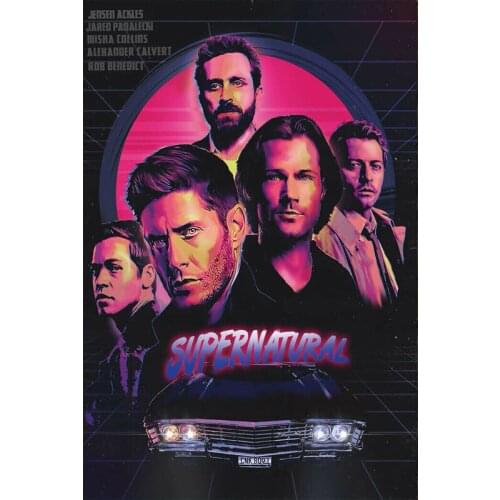 D0326 Supernatural 2020 TV Series Silk Fabric Poster Art Decor Indoor Painting Gift