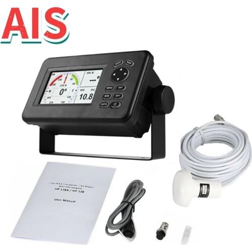 HP-528A 4.3-inch Color LCD Chart Plotter Built-in Class B AIS Transponder Combo High Sensitivity Marine GPS Navigator