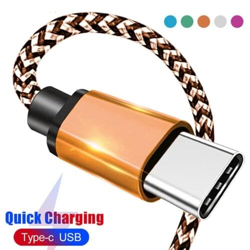 USB Type C Cable Fast Charging USB Charger For Huawei P20 P30 Pro Quick Charge USB C Cable for Samsung Galaxy S10 S9 S8 Plus