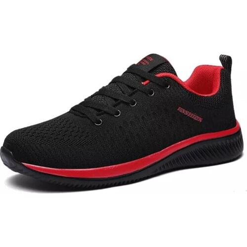 Men Women Couple Running Shoes 2021 Autumn Light Comfortable Lace-up Shoes Black Sports Womens Shoes Womens Fashion Sneakers
