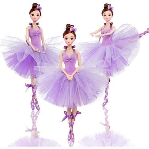 32cm Ballet doll Fashion Girl BJD Dolls Original Handmade 1/6 Doll Full Set 12 Jointed Doll Girls Toys for Children Kids Gift