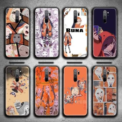 Cartoon Runa kakegurui Phone Case for Redmi 9A 9 8A 7 6 6A Note 9 8 8T Pro Max K20 K30 Pro