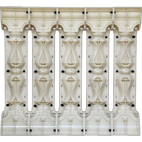 New design ABS plastic concrete pillar fence mould AA6 baluster mold