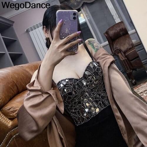 New Hand-made Mirror Bralet Corselets Short Womens Bustier Bra Cropped Top Wedding Bralette Vest Plus Size