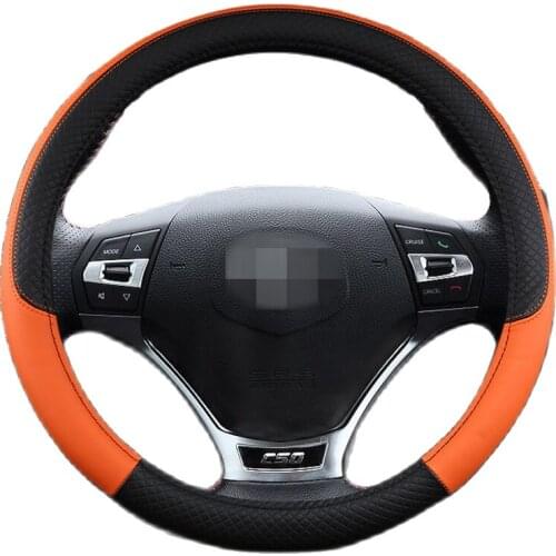 Car Steering Wheel Cover Anti-Slip Automotive Accessories steering wheel cover W203 Auto steering wheel protective Decoration