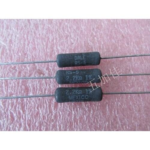 Original new 100% RS-5 2.2K 5W 1% wire-wound resistance (Inductor)