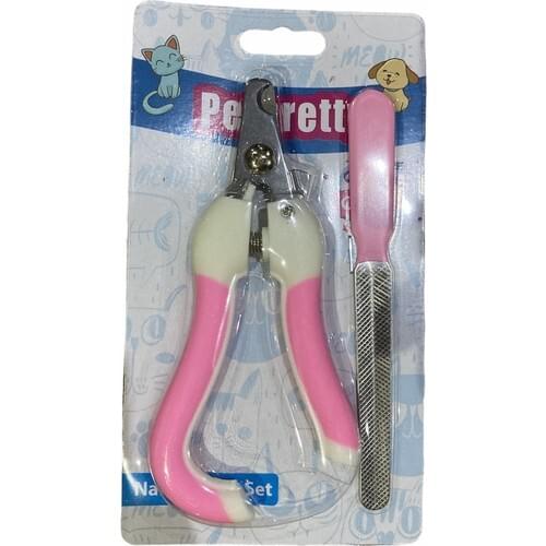 Petpretty Cat Dog Large Nail Clipper and Nail File Set 14 cm