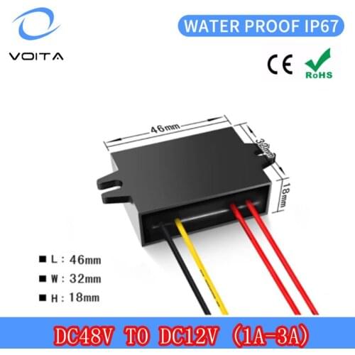 Micro Size (17V-60V) 48V 12V Buck Converter With High Efficiency