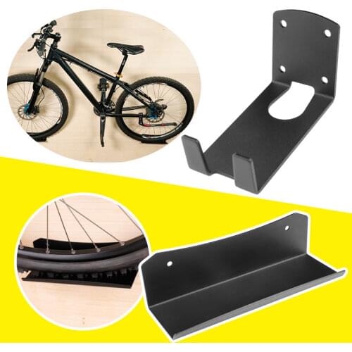 Heavy Duty Bicycle Wall Mount Heavy Cut Steel Bicycle Storage Plate Bracket With Install Screws Up to 25KGS Capacity