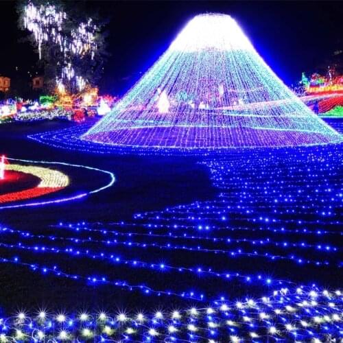 BDBQBL 8 Colors 100M LED String Lights 8 Modes Christmas Lights for Wedding Party Holiday Lights 100 Leds EU/US Plug Fairy Light
