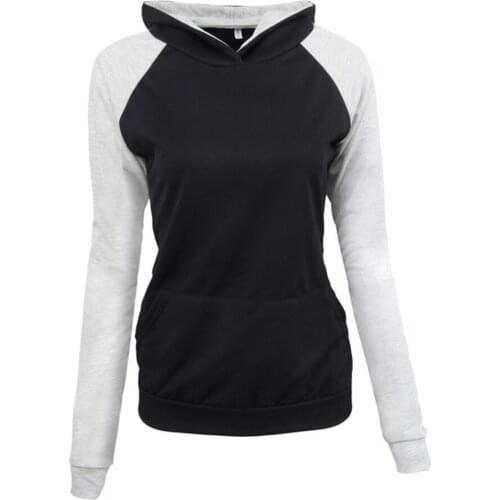 Hoodies Sweatshirt Women/Men Hooded Women/men Streetwear 2018 new arrive Colorblock hooded pocket top Slim clothing