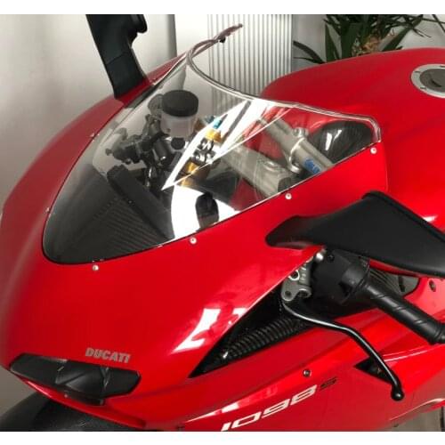 Windscreen For Ducati 848 1098 1198 S R 2007 2008 2009 2010 2011 2012 2013 Screen Deflectors Windshield Smoke Iridium