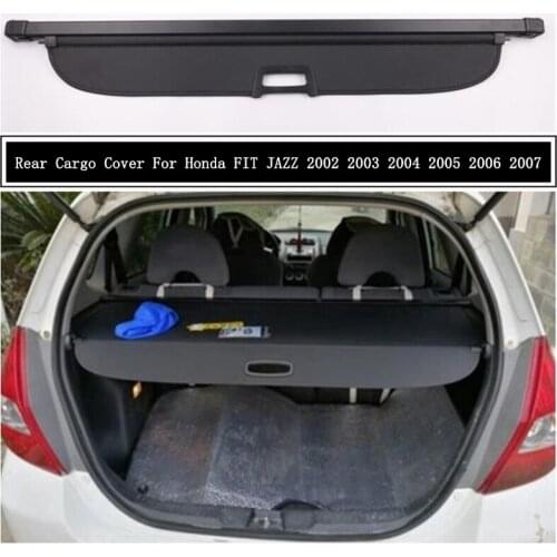 Rear Cargo Cover For Honda FIT JAZZ 2002 2003 2004 2005 2006 2007 Privacy Trunk Screen Security Shield Shade Auto Accessories