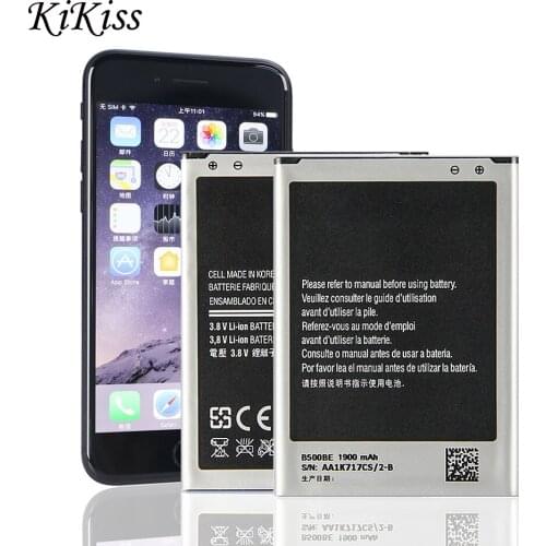 B500BE Battery For Samsung GALAXY S4 Mini I9190 I9192 I9195 I9198 S4Mini 3pins B500AE Replacement Phone Battery 1900mAh