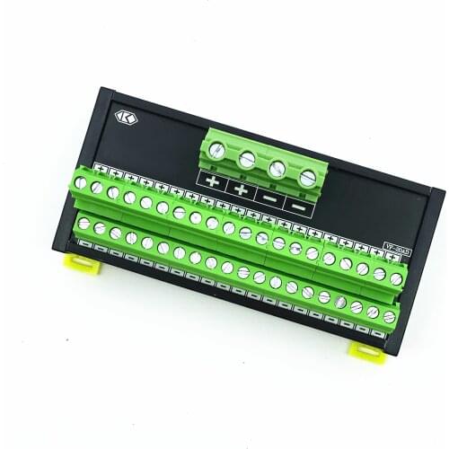 Power Terminal Block DB distribution 2input 20output plus or minus common port AC/DC current split terminal bar