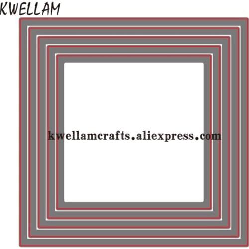 Large Size 15cm Normal Square Metal Die cutting Dies For DIY Scrapbooking Photo Album Embossing Folder KW7090904