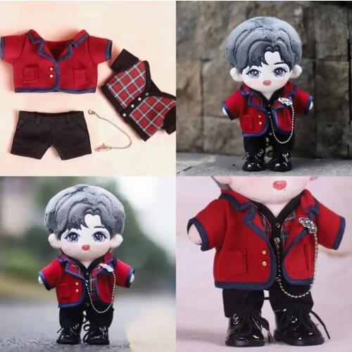 Cosmile Xiao Zhan Star New Years Outfit Clothes Costume Cosplay Fit For 20cm Doll Toy Cos Xmas Gift C