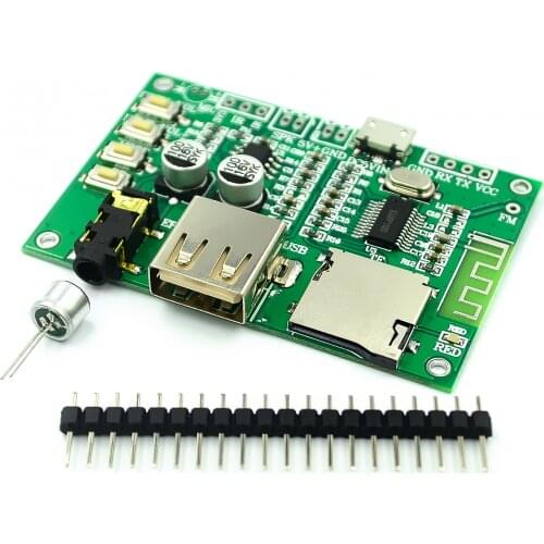 Bt201 Dual Mode 5.0 Bluetooth Lossless Audio Power Amplifier Board Module Tf Card U Disk Ble Spp Serial Port Transparent Trans