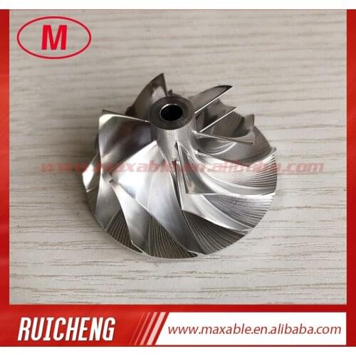 GT15-25 436131-0002 6+6 blades 38.58/52.02mm turbocharger milling/aluminum 2618/billet compressor wheel for 452204/454061/454135