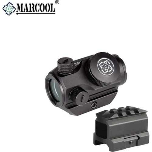MARCOOL 1X20 Glock 17 18 19 Sight Tactical Hunting Red Dot Scope 20mm Weaver Rail Mount Collimator Optics for Rifle Airsoft 5.56