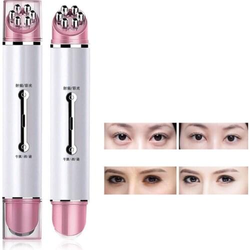 M76F Eye Massager Wand/Pen/Tool, Vibration Eye Care | Three Options for EMS Strength | Line Smoothing Device | Facial Massage