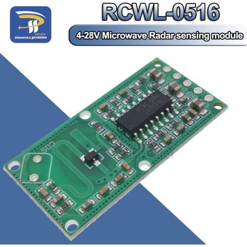 RCWL-0516 RCWL 0516 Microwave Radar Sensor Human Sensor Body Sensor Module Induction Switch Module Output 3.3V For Arduino Diy
