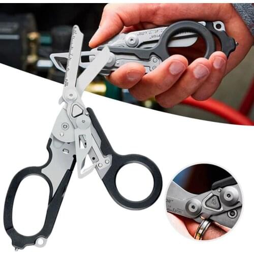 Multifunction Raptor Emergency Response Shears With Strap Cutter And Glass Breaker Black Ith Strap Cutter Safety Hammer 2021 Hot