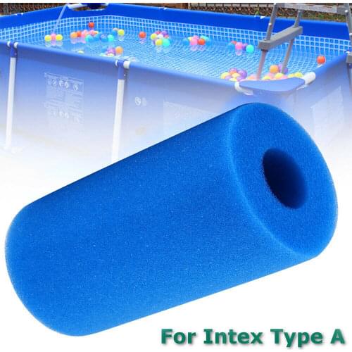 Reusable Washable Swimming Pool Filter Foam Sponge Cartridge For Intex Type A Pool Cleaning Sponge Accessories