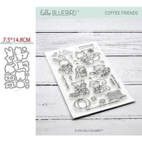 Fox and squirrel Troqueles de corte de metal scrapbooking stamps and dies Metal die cutters for scrapbooking Dies scrapbooking