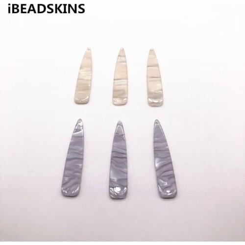 New arrival! 55x12mm 100pcs/lot acetic acid drop shape charm for earrings accessories/Earring parts /Jewelry Findings making