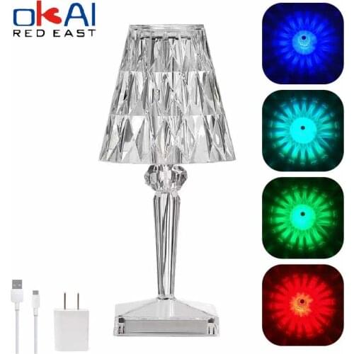 Светодиодные настольные лампы OKAL RED EAST China At AliExpress