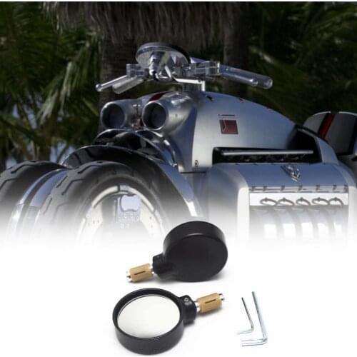 2Pcs Rearview Mirrors Replacement Anti-scratch Compact Motorcycle Handlebar Rear Mirrors for Motorbikes Accessories