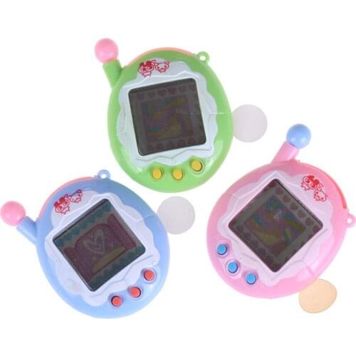 Virtual Pet Electronic Pets Toys Tamagot Elektronic Toys Virtual Cyber Pet Toy Funny Keychain with pink rope