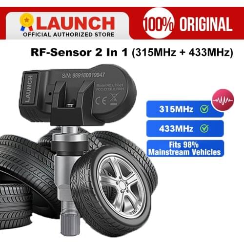 LAUNCH RF-Sensor TPMS Sensor 433MHz 315MHz Sensor Programmer Universal Tire Pressure Tester Programming OE-Level TPMS Programmer