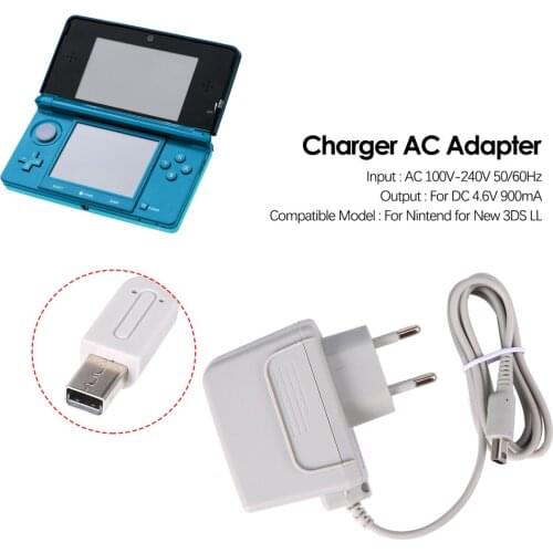 EU Plug Charger AC Adapter for Nintendo for new 3DS XL LL for XL 2DS 3DS 3DS XL