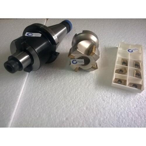 1pc Face Mill arbor DIN2080.40-FMB22-45 BAP400 R50-22-4T Right Angle Shoulder Face Mill Head 10pcs carbide Insert APMT1604PDER