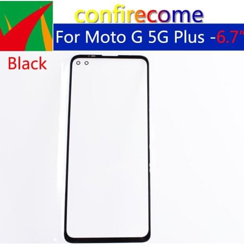 10Pcs\Lot For Motorola Moto G 5G Plus XT2075 Touch Screen LCD Front Outer Glass Panel Lens Replacement