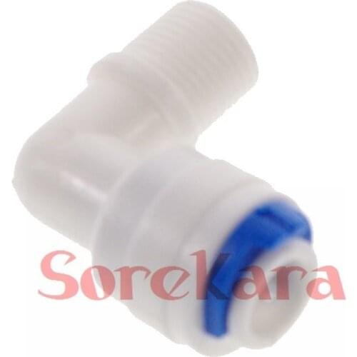 3/8" Push Fit -1/8" Male Pipe Tube Fittings Unit Elbow RO Aquarium