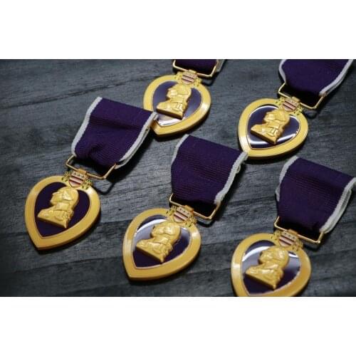 5pcs/lot Military Order of The Purple Heart USA Military Medal