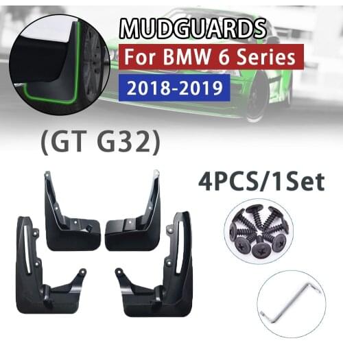 For BMW 6 Series Gran Turismo GT G32 2018~2019 Mudguard Fender Mud Guard Flaps Splash Flap Mudguards Accessories 630i 640i 620d1