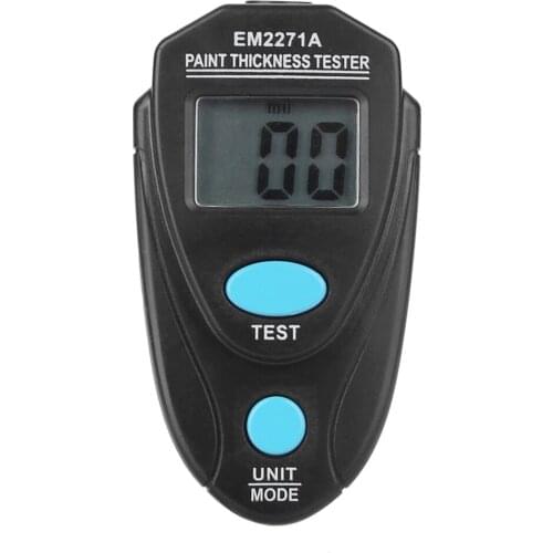 Mini Digital Thickness Gauge Car Automotive Paint Film Tester Coating Meter Electric Manual Tools Ultra-precise Fe/NFe 0.1-2mm