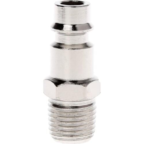 Euro Air Line Hose Fitting Connector Quick Release 1/4 Inch BSP Male Thread Dls HOmeful qiang