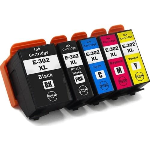 Vilaxh T302 XL ink cartridge for Epson Expression premium XP-6000 XP-6100 XP6000 P6100 printer, 302XL , full ink with chips