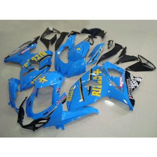 Injection mold Fairing kit for SUZUKI GSXR1000 K9 09 10 GSXR 1000 2009 2010 gsxr 1000 ABS Cool Blue Fairings set+gifts ST03