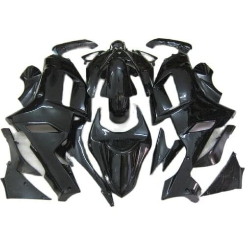 Sport fairings kit for KAWASAKI Ninja ZX 6R 2007 2008 ABS plastic motorcycle fairing kits ZX6R ZX 636 07 08 black bodyworks