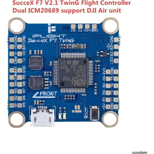 IFlight SucceX-D F7 TwinG V2.1 Flight Controller ICM20689 Betaflight OSD with USB Type-C Support DJI Air unit diy FPV system