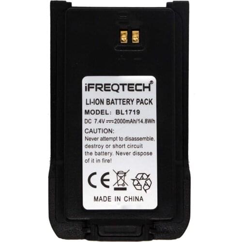 BL1719 2000mAh Li-Ion Battery for HYT Hytera Radio TC-508 TC-518 TC-580 TC- 446S TC-510 TC-585 TC-500S TC508 battery BL1301
