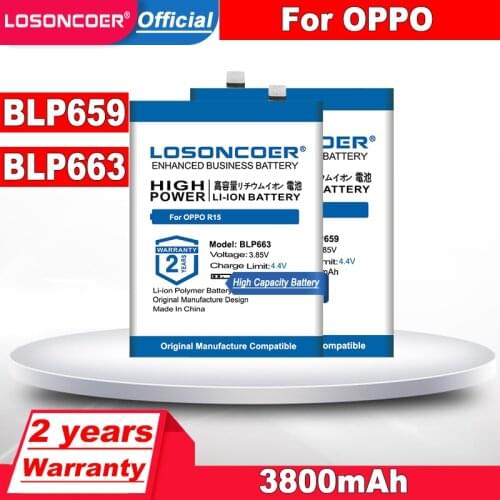 LOSONCOER Oppo R15 Pro Phone Batteries
